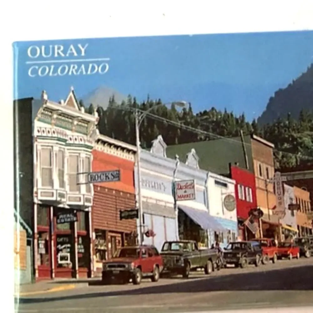 Ouray Colorado Main Street Photo Magnet Victorian Downtown 3